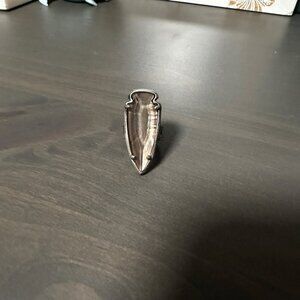 Kendra Scott Silver Arrowhead Adjustable Ring